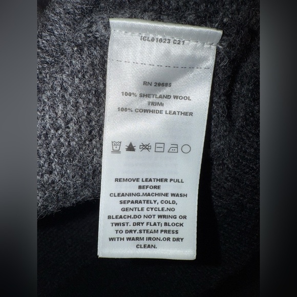 PENDLETON MEN'S SHETLAND COLLECTION FULL-ZIP SWEATER SIZE M - Picture 9 of 9